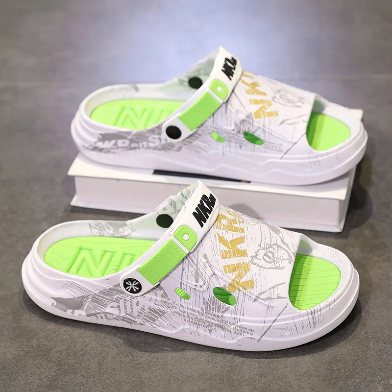 YUZHAOLIN Beach Sandals Men Green-11
