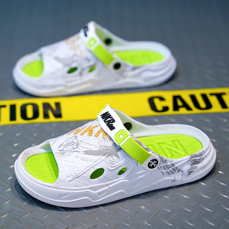 YUZHAOLIN Beach Sandals Men Green-14