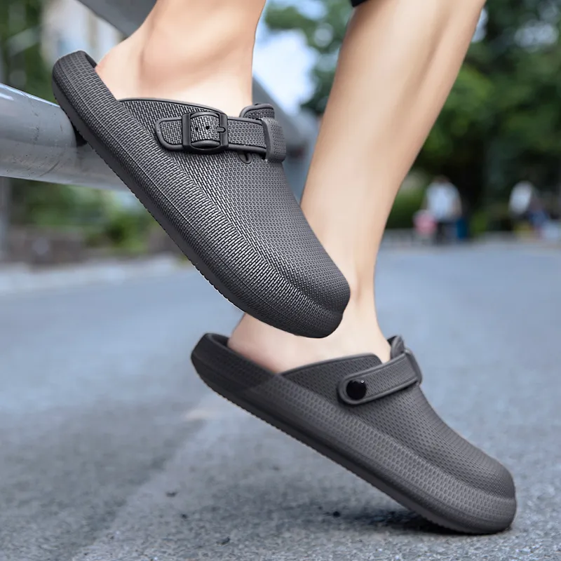 YUZHAOLIN EVA Odor Resistant Abrasion Resistant Slip Resistant Closed Toe Slippers Unisex-13