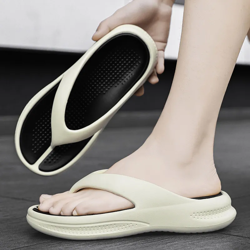 YUZHAOLIN Quiet Odor Resistant Abrasion Resistant Slip Resistant Flip Flops Unisex-4