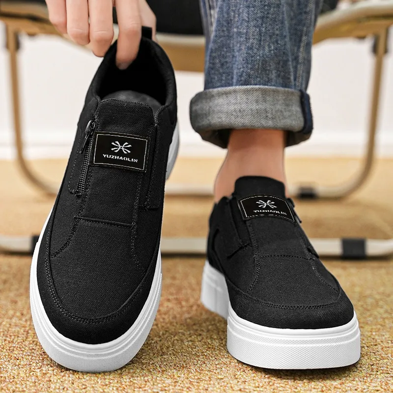 YUZHAOLIN Durable Breathable Low-Top Canvas Shoes Men's-3