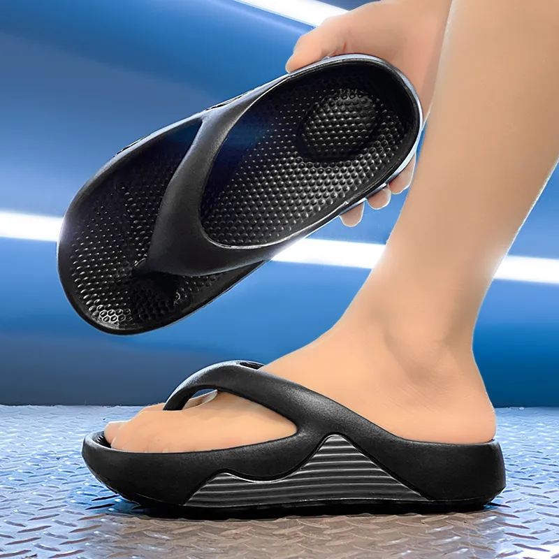 YUZHAOLIN EVA Odor Resistant Abrasion Resistant Slip Resistant Flip Flops Men's-4