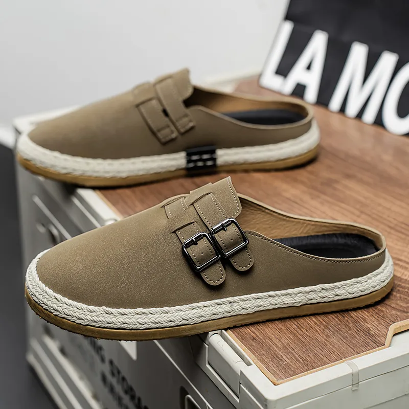 YUZHAOLIN Closed Toe Slippers Men's-11