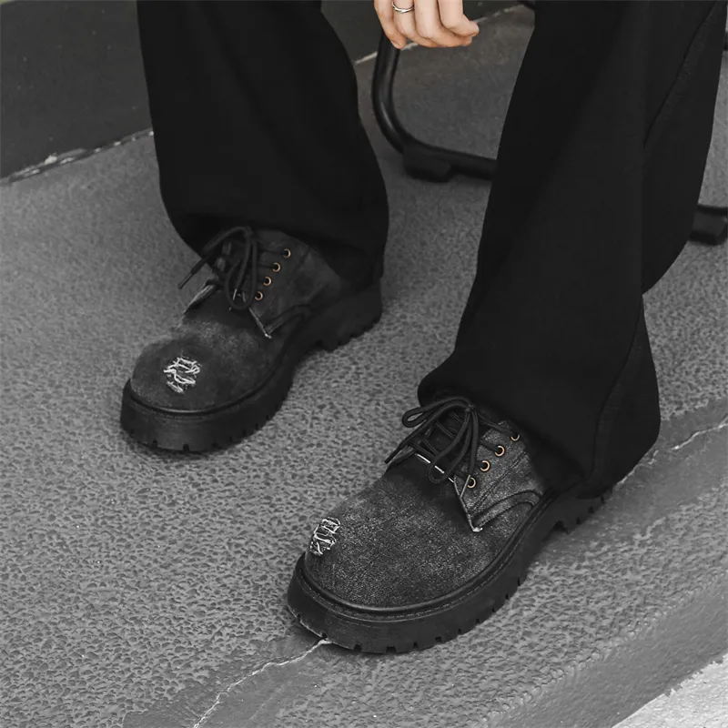 YUZHAOLIN Casual Shoes Men's Black-3