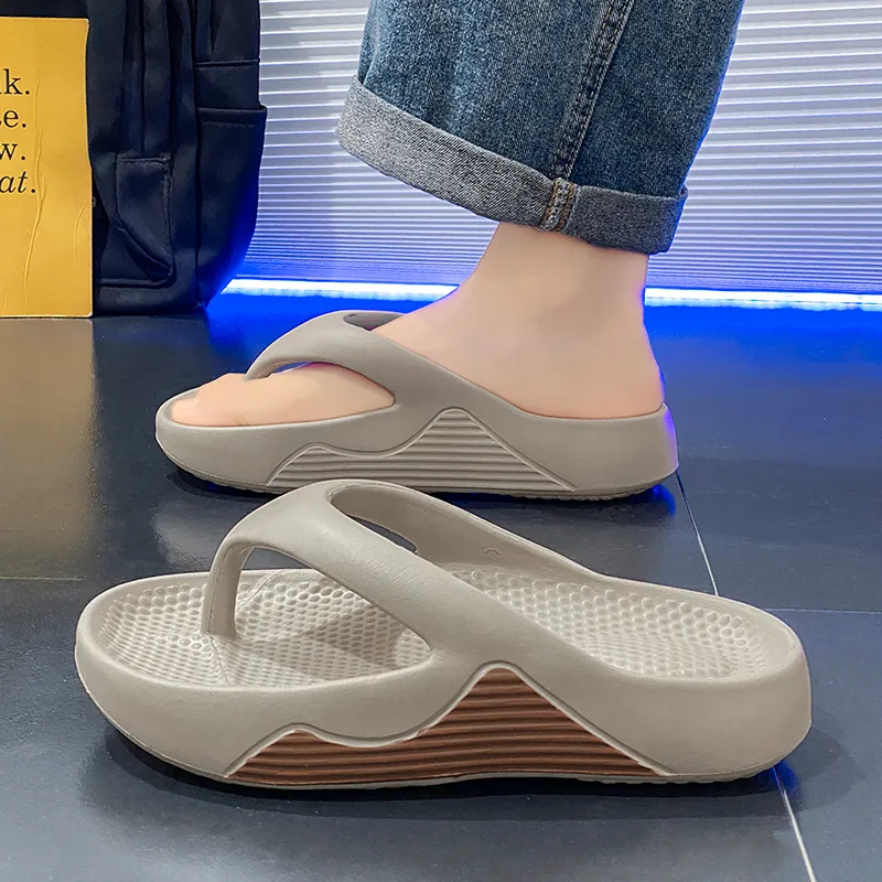 YUZHAOLIN EVA Odor Resistant Abrasion Resistant Slip Resistant Flip Flops Men's-7
