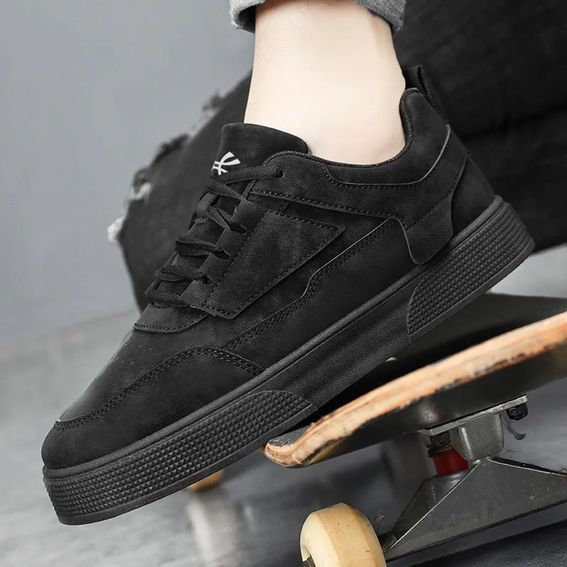 YUZHAOLIN Anti-Slip And Wear-Resistant Height Increasing Low-Top Skateboard Shoes Men's Box-6
