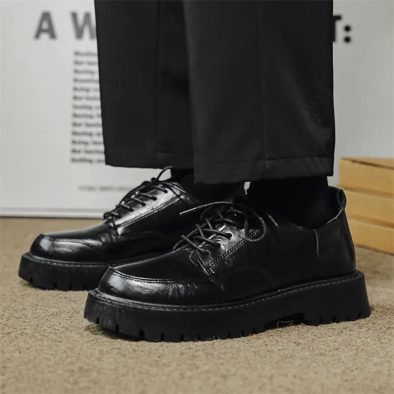 YUZHAOLIN Casual Shoes Men's Black Box-8