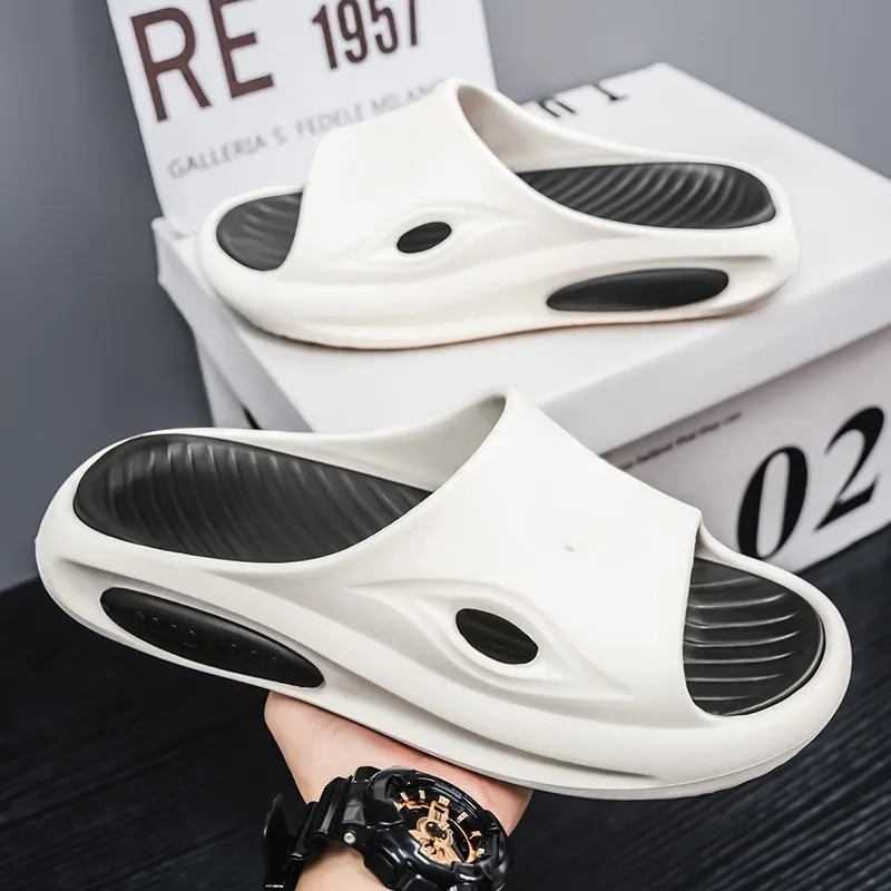 YUZHAOLIN EVA Slip Resistant Abrasion Resistant Cushioning Slide Slippers Men's-8