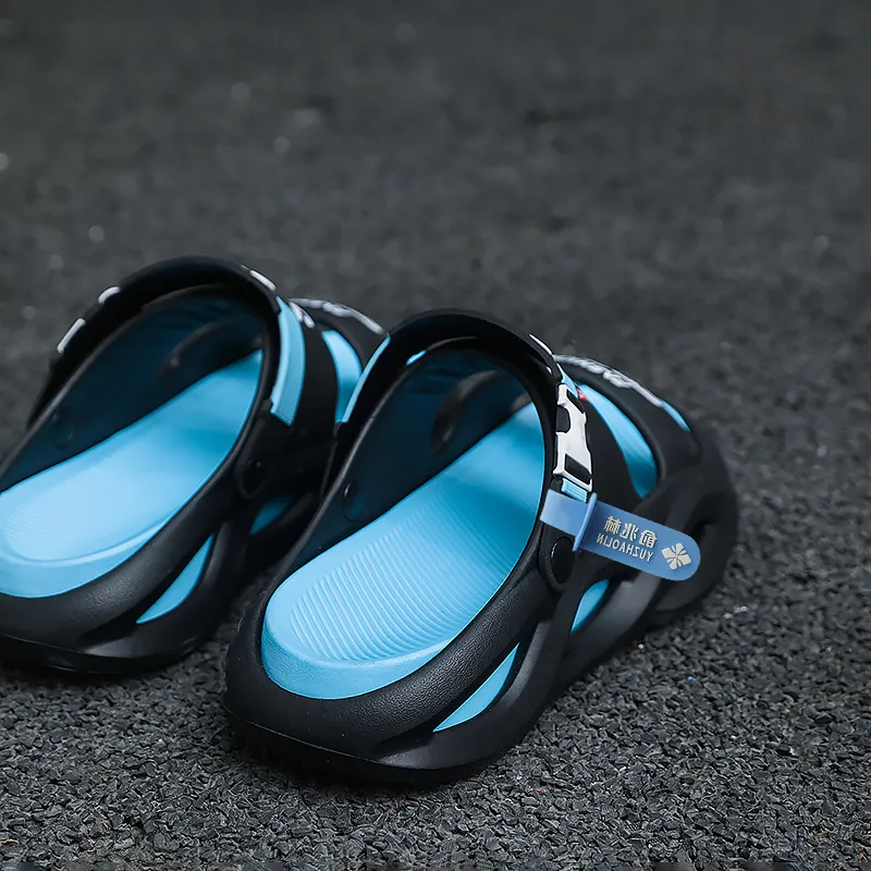 YUZHAOLIN EVA Cut Out Massage Slip Resistant Abrasion Resistant Quiet Slide Slippers Unisex-71