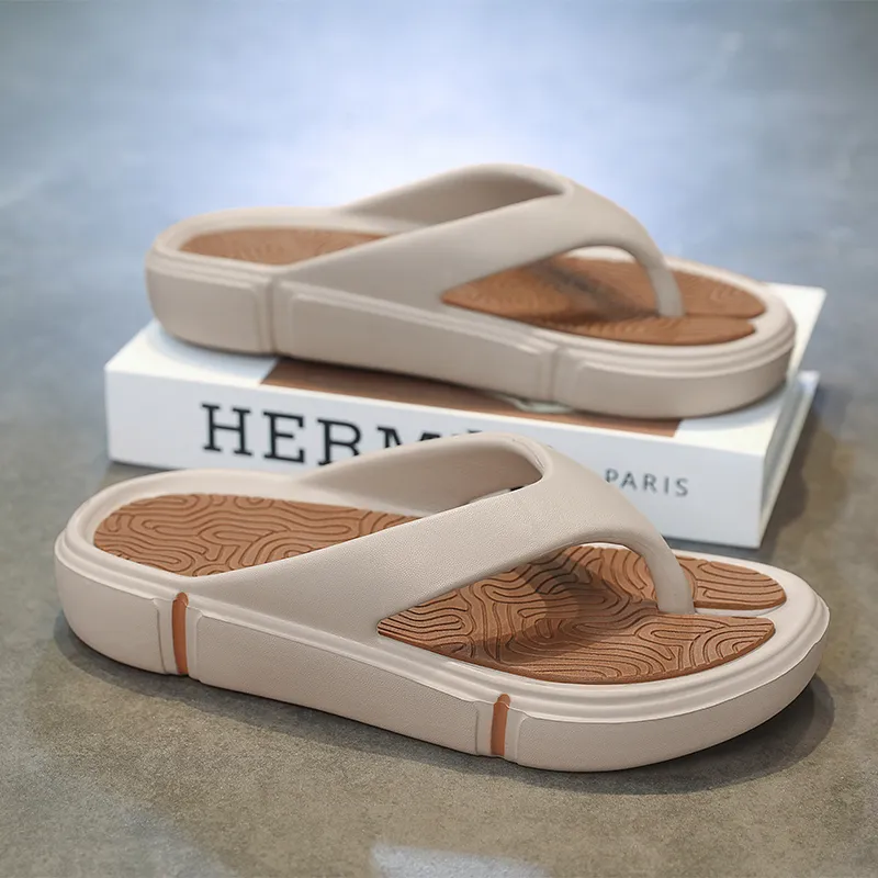YUZHAOLIN EVA Quiet Odor Resistant Abrasion Resistant Slip Resistant Flip Flops Men's-6