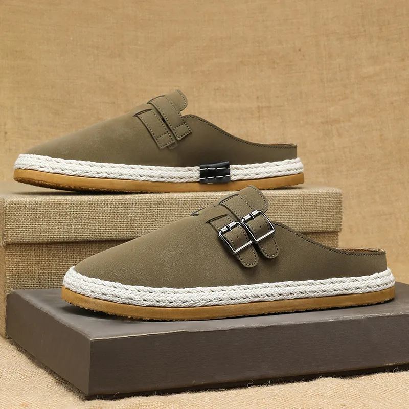 YUZHAOLIN Closed Toe Slippers Men's-6