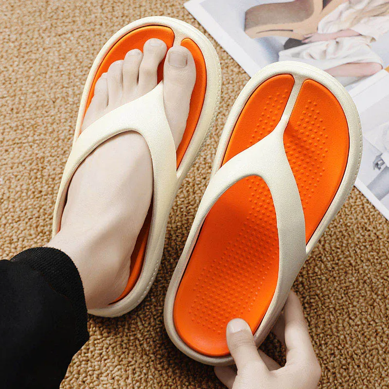 YUZHAOLIN Quiet Odor Resistant Abrasion Resistant Slip Resistant Flip Flops Unisex-13