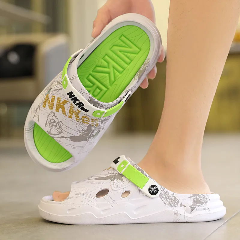 YUZHAOLIN Beach Sandals Men Green-12