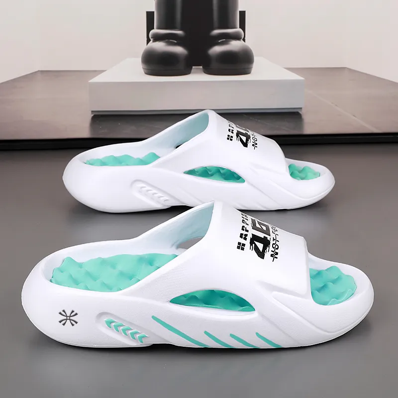 YUZHAOLIN EVA Odor Resistant Massage Slide Slippers Unisex-6