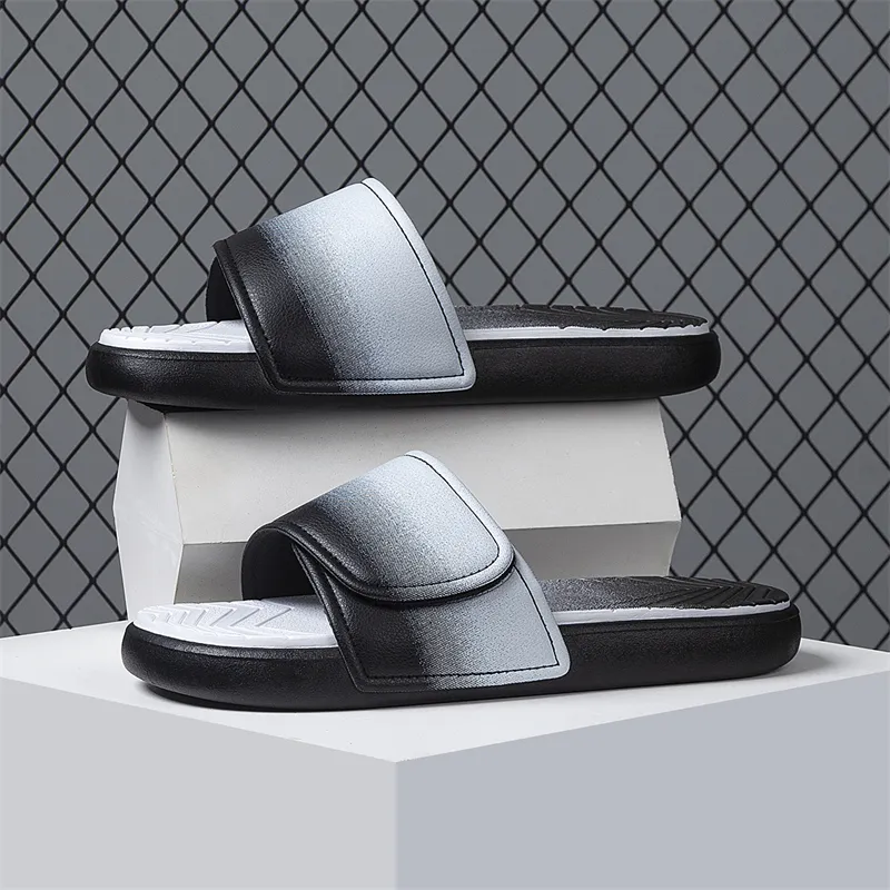 YUZHAOLIN Slip Resistant Abrasion Resistant Cushioning Slide Slippers Men's-12