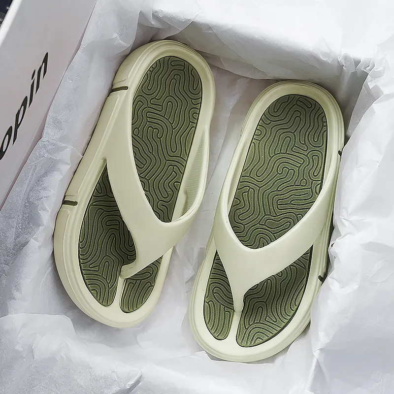YUZHAOLIN EVA Quiet Odor Resistant Abrasion Resistant Slip Resistant Flip Flops Men's-13
