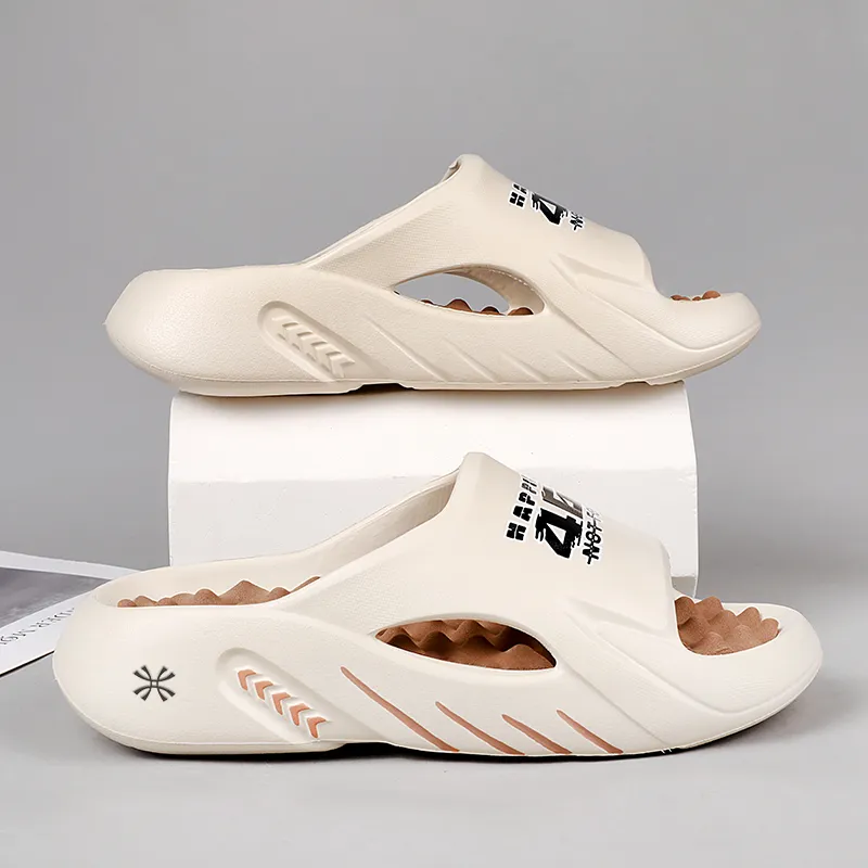 YUZHAOLIN EVA Odor Resistant Massage Slide Slippers Unisex-17