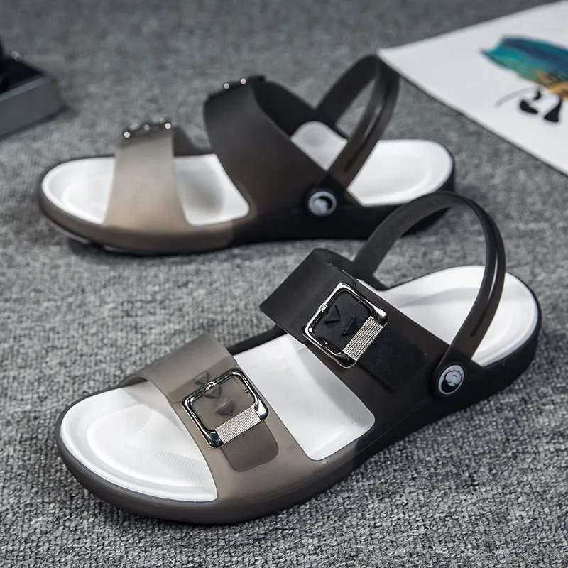 YUZHAOLIN Beach Sandals Men Dark Blue, Black, Brown-4