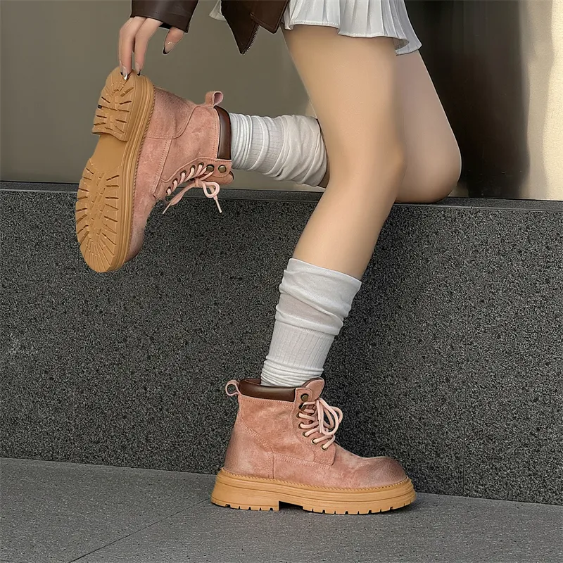 YUZHAOLIN Short Martin Boot Unisex-20