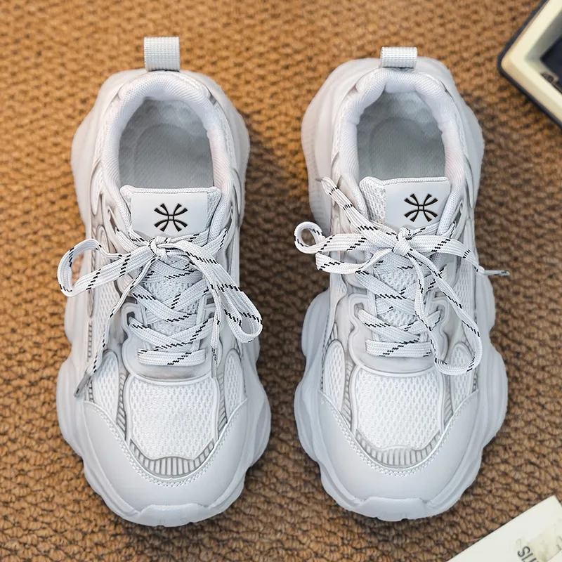 YUZHAOLIN Anti Slip Wear Resistant Breathable Lightweight Low Top Chunky Sneakers Men's-3