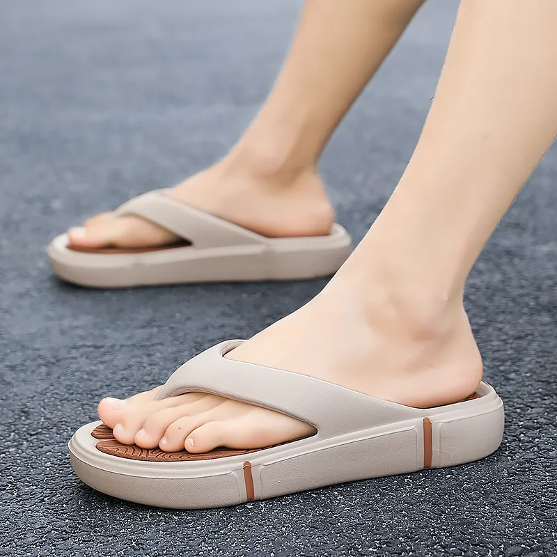 YUZHAOLIN EVA Quiet Odor Resistant Abrasion Resistant Slip Resistant Flip Flops Men's-8