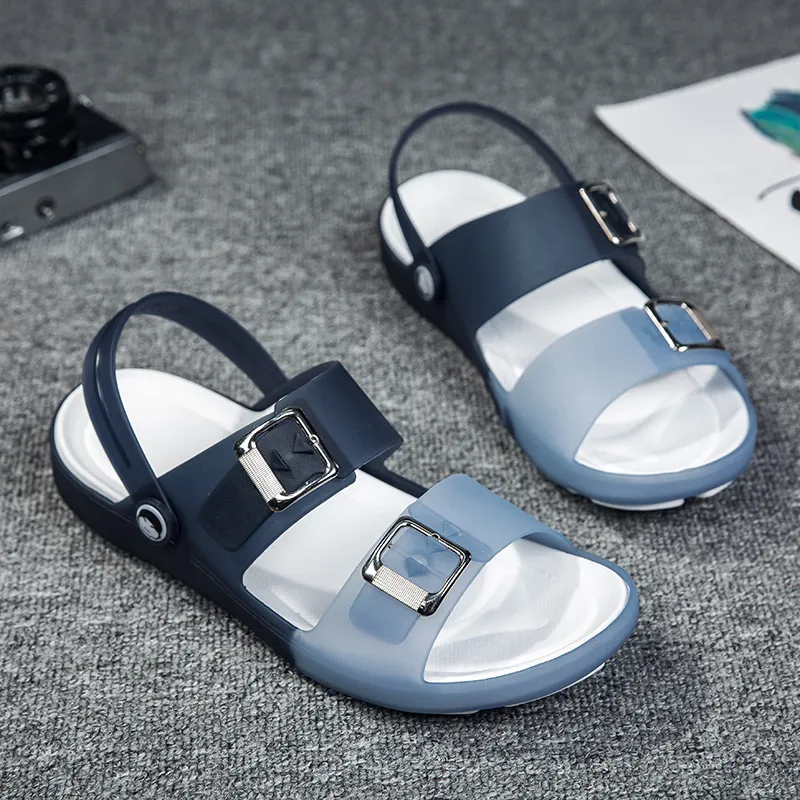 YUZHAOLIN Beach Sandals Men Dark Blue, Black, Brown-2