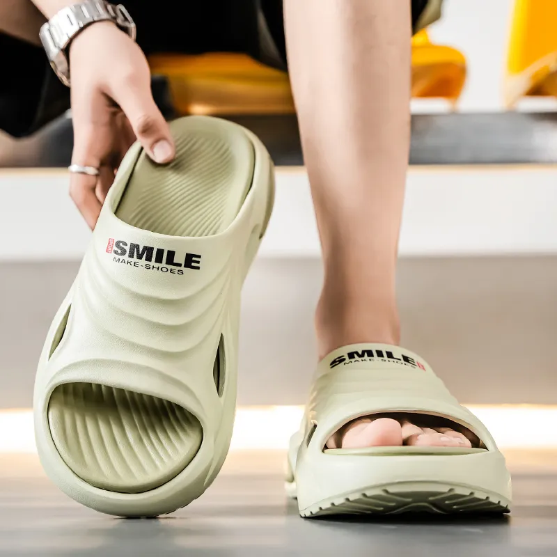 YUZHAOLIN Quiet Slip Resistant Odor Resistant Abrasion Resistant Slide Slippers Men's-13