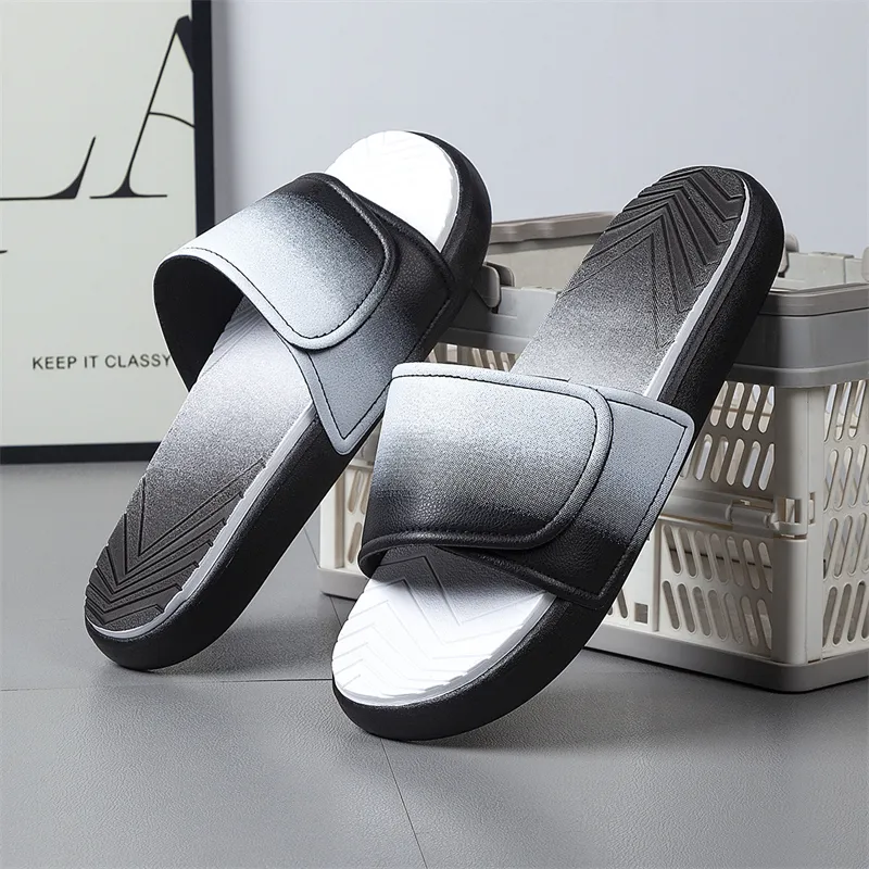 YUZHAOLIN Slip Resistant Abrasion Resistant Cushioning Slide Slippers Men's-14