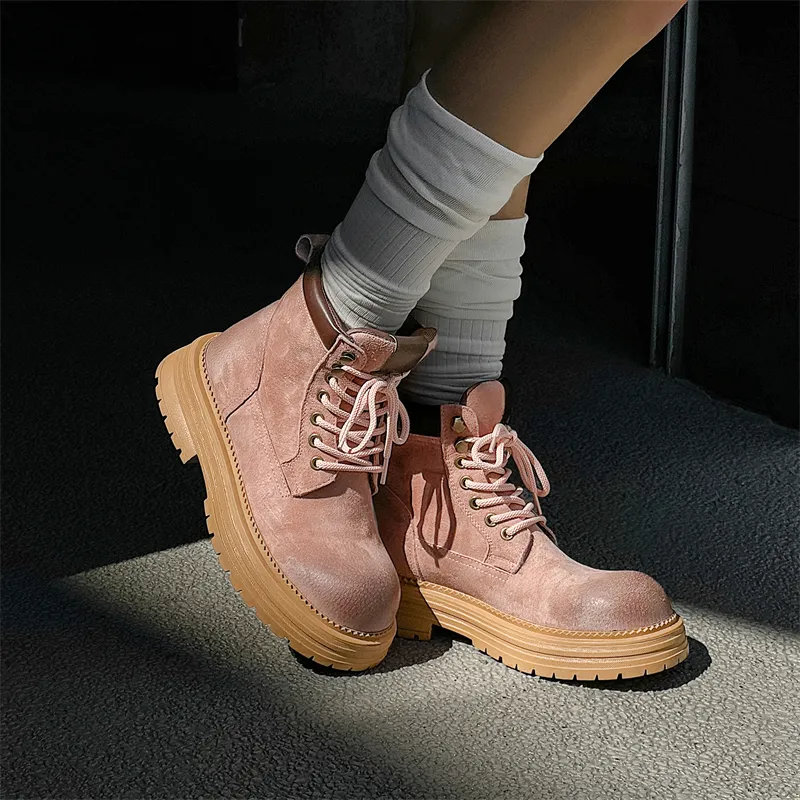 YUZHAOLIN Short Martin Boot Unisex-19