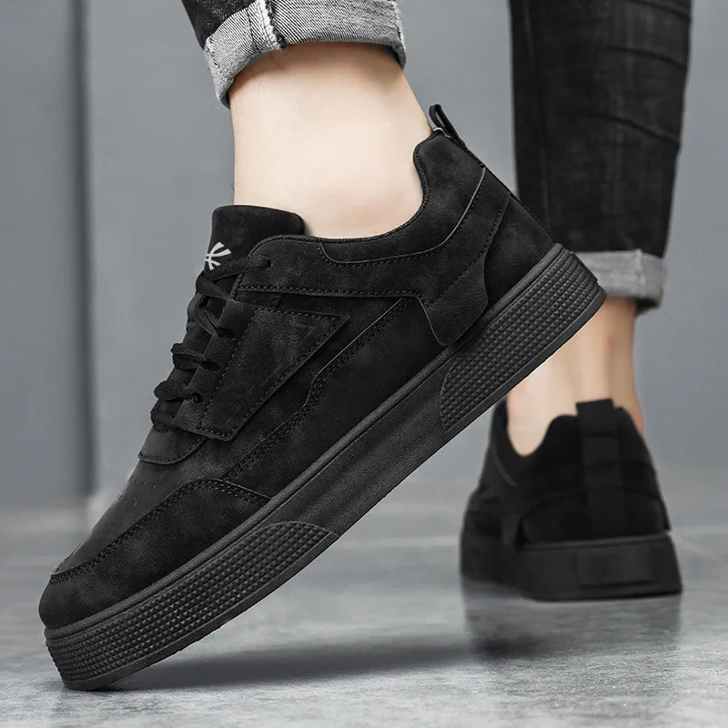 YUZHAOLIN Anti-Slip And Wear-Resistant Height Increasing Low-Top Skateboard Shoes Men's Box-7