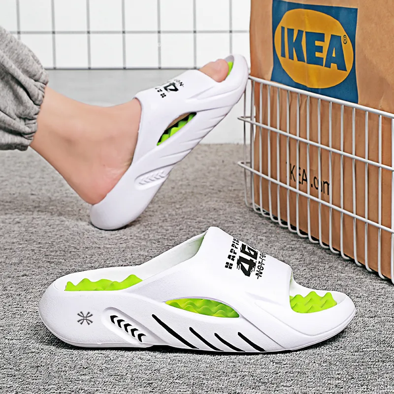 YUZHAOLIN EVA Odor Resistant Massage Slide Slippers Unisex-13
