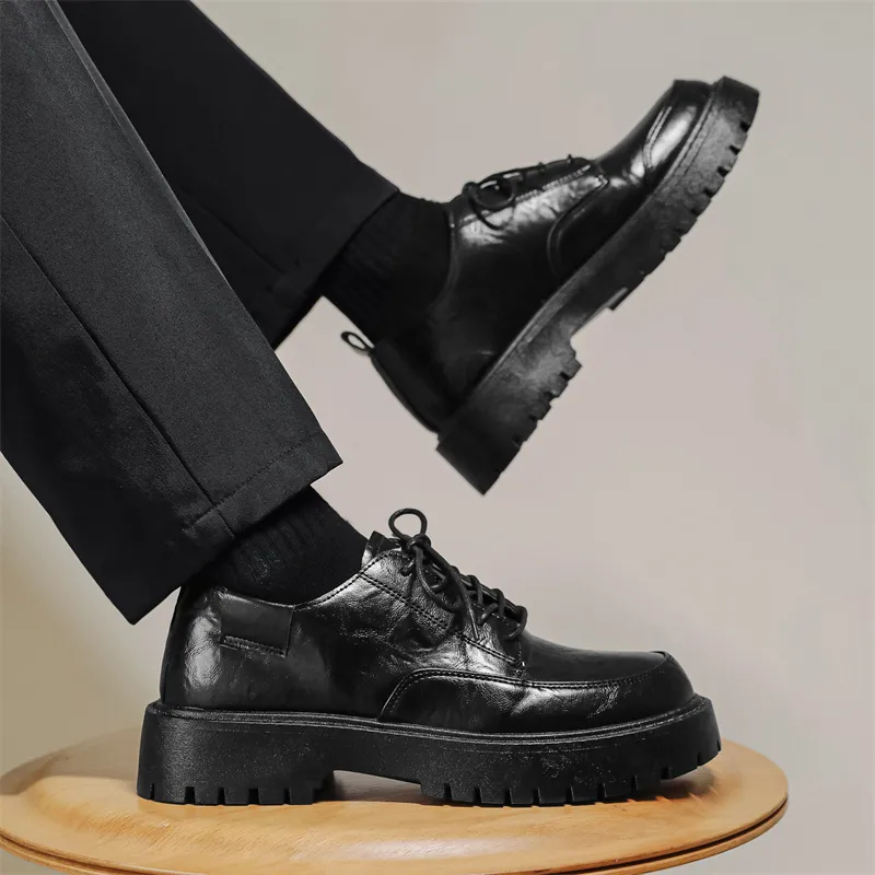 YUZHAOLIN Casual Shoes Men's Black Box-6