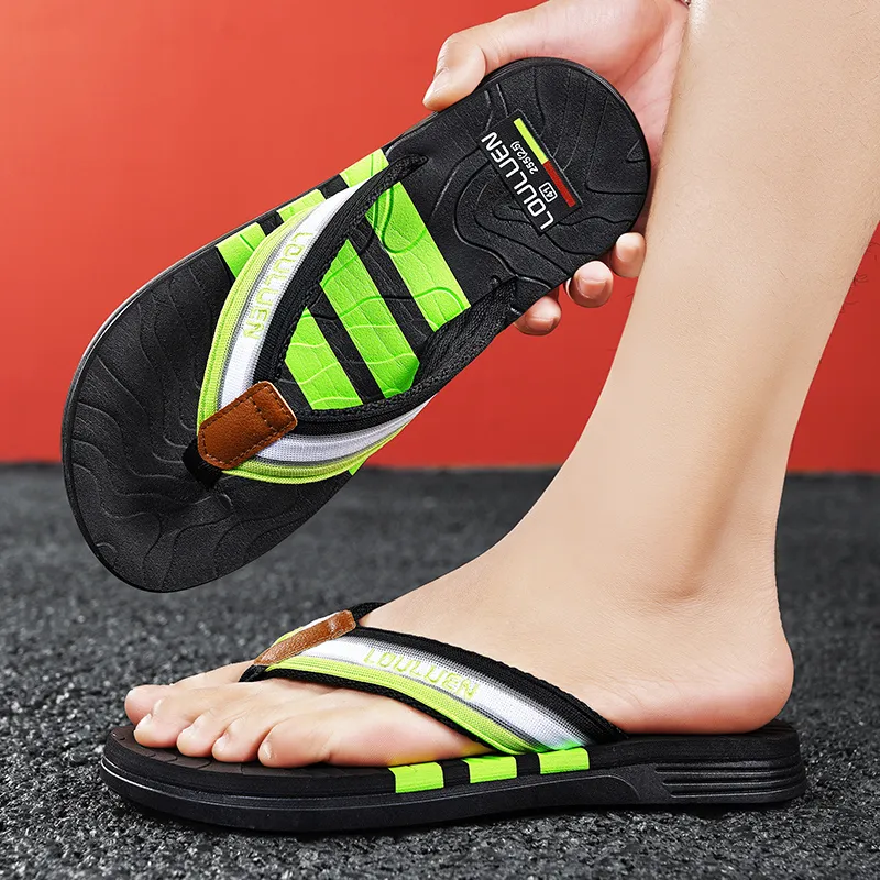 YUZHAOLIN Quiet Odor Resistant Abrasion Resistant Slip Resistant Flip Flops Men's-3