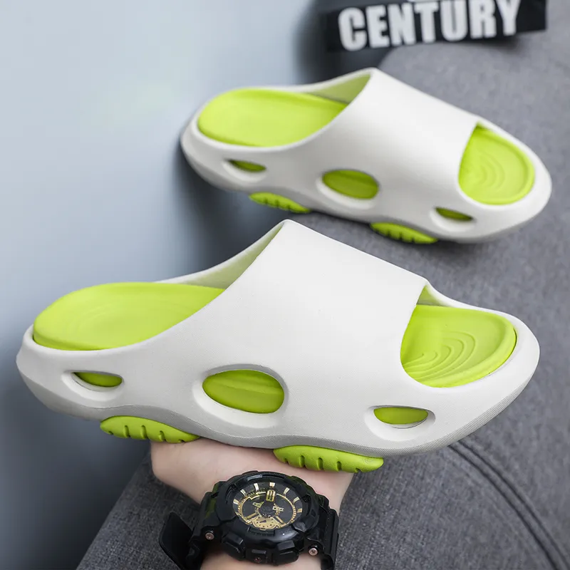 YUZHAOLIN EVA Slip Resistant Odor Resistant Abrasion Resistant Cushioning Slide Slippers Men's-4