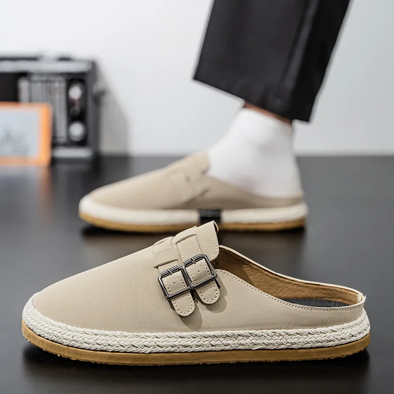 YUZHAOLIN Closed Toe Slippers Men's-3