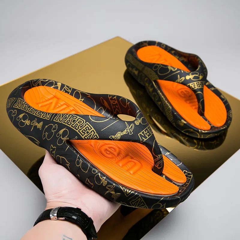 YUZHAOLIN Quiet Odor Resistant Abrasion Resistant Slip Resistant Flip Flops Men's-3