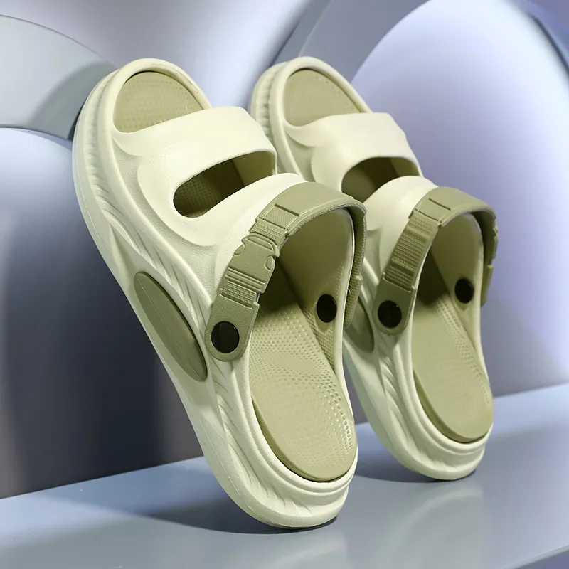 YUZHAOLIN EVA Quiet Slip Resistant Odor Resistant Abrasion Resistant Slide Slippers Men's-17
