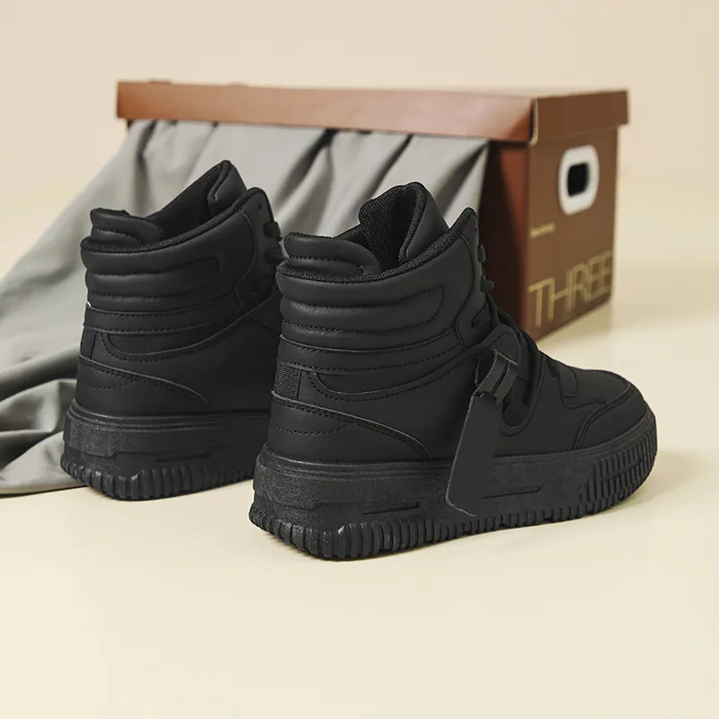 YUZHAOLIN Height Increasing Wear-Resistant Slip-Resistant High-Top Skateboard Shoes Unisex-10