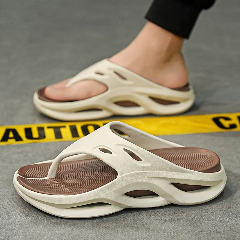 YUZHAOLIN EVA Quiet Odor Resistant Abrasion Resistant Slip Resistant Quick Dry Flip Flops Men's-18