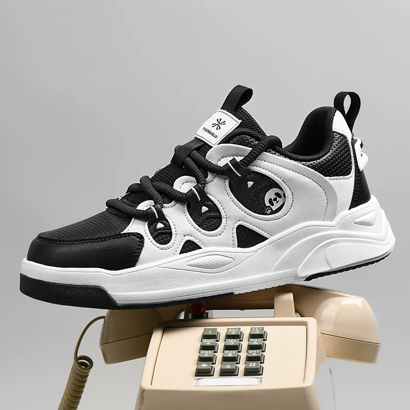 YUZHAOLIN Slip Resistant Waterproof Cushioning Abrasion Resistant Low Top Skateboard Shoes Unisex Box-14
