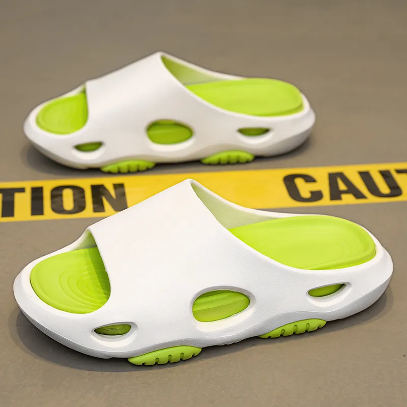 YUZHAOLIN EVA Slip Resistant Odor Resistant Abrasion Resistant Cushioning Slide Slippers Men's-3