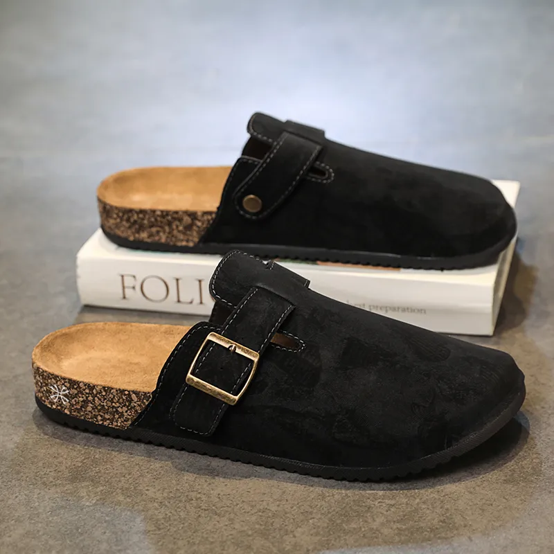YUZHAOLIN Abrasion Resistant Slip Resistant Wrap toe Slippers Unisex-1