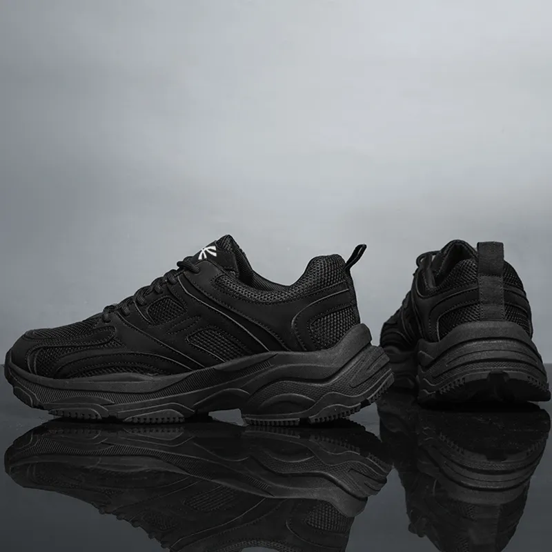 YUZHAOLIN Anti Slip Wear Resistant Low Top Chunky Sneakers Men's-6