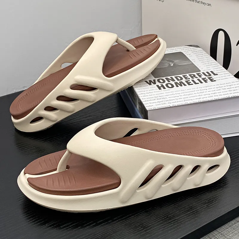 YUZHAOLIN EVA Quiet Odor Resistant Abrasion Resistant Slip Resistant Flip Flops Men's-11