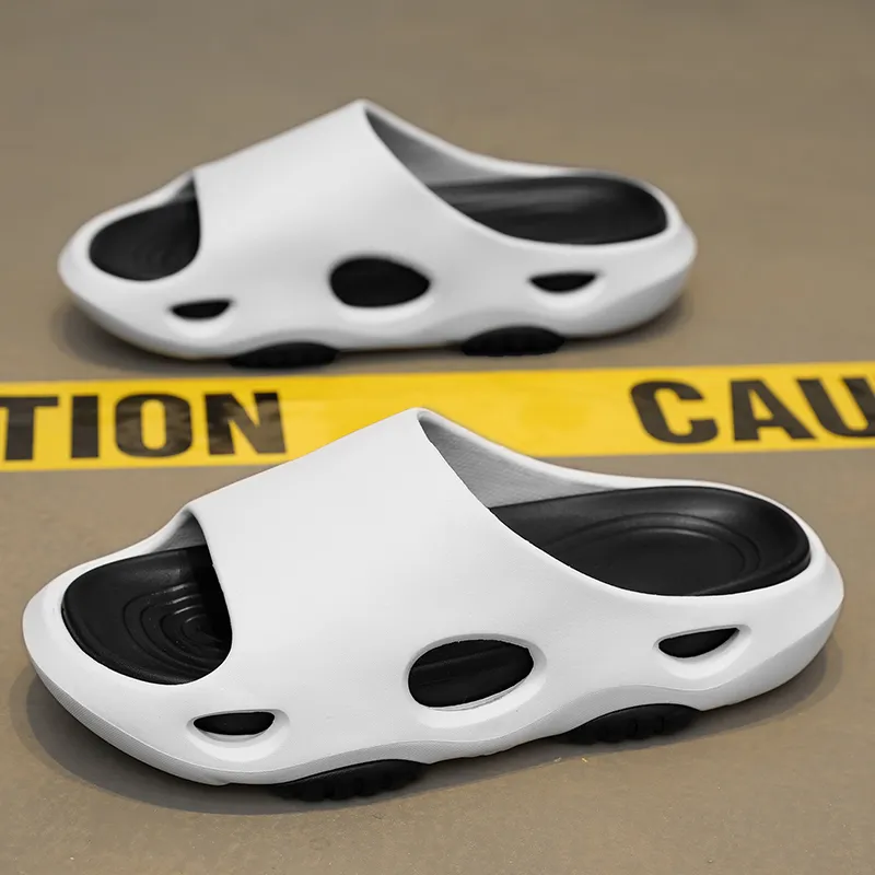 YUZHAOLIN EVA Slip Resistant Odor Resistant Abrasion Resistant Cushioning Slide Slippers Men's-8