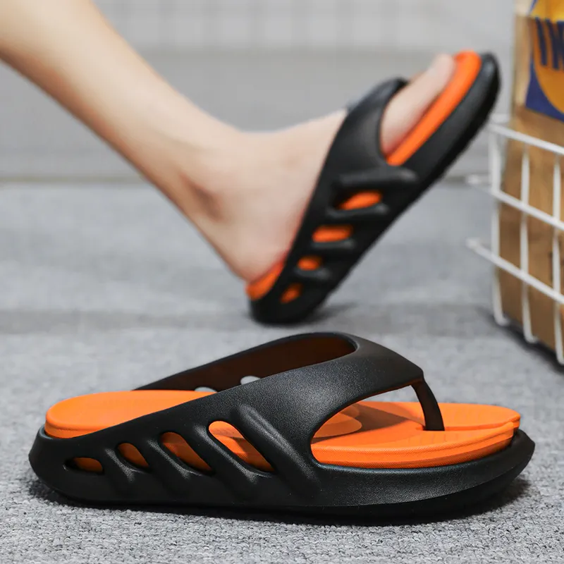 YUZHAOLIN EVA Quiet Odor Resistant Abrasion Resistant Slip Resistant Flip Flops Men's-3