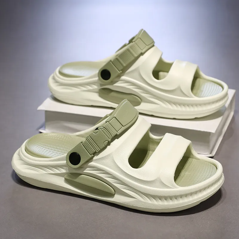 YUZHAOLIN EVA Quiet Slip Resistant Odor Resistant Abrasion Resistant Slide Slippers Men's-16