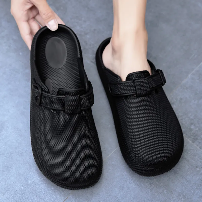 YUZHAOLIN EVA Odor Resistant Abrasion Resistant Slip Resistant Closed Toe Slippers Unisex-2