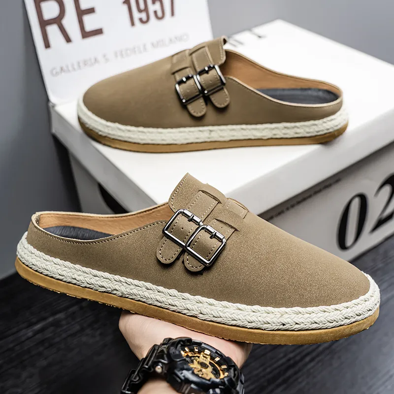 YUZHAOLIN Closed Toe Slippers Men's-12