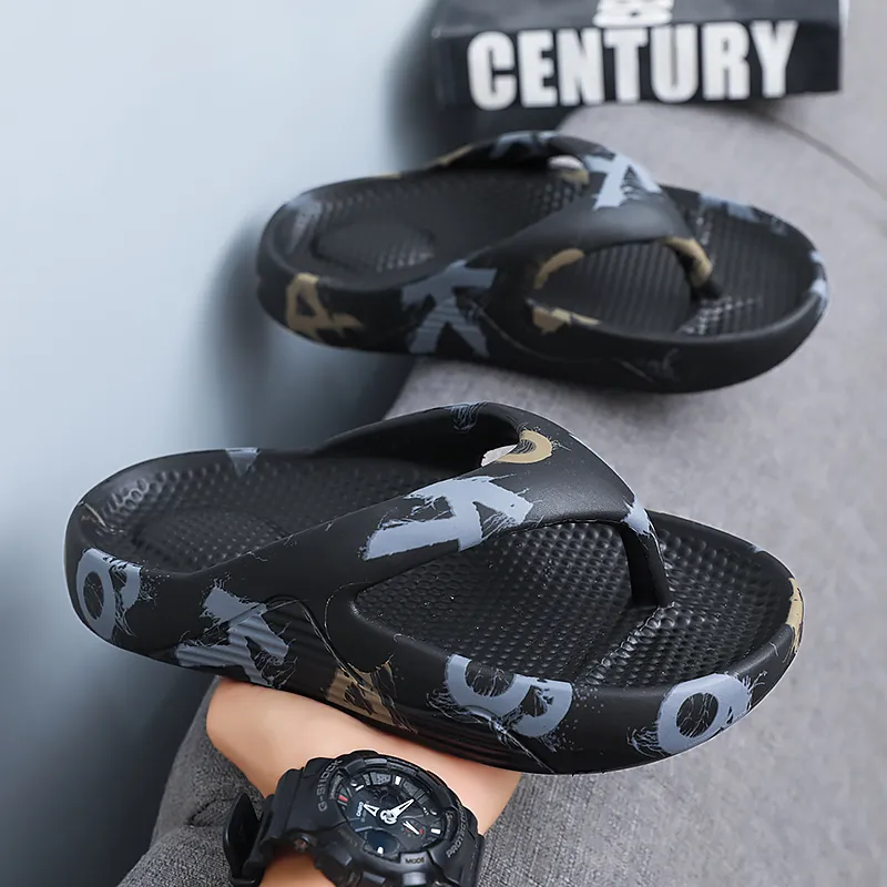 YUZHAOLIN EVA Abrasion Resistant Slip Resistant Flip Flops Men's-2